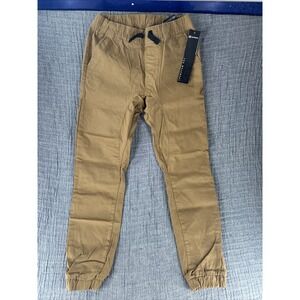 SouthPole Jeans Boys Black Flex Jogger Pants Youth Large 14-16 Brown